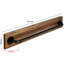 71.1cm Wood 1 Wall Towel Bar-456532131