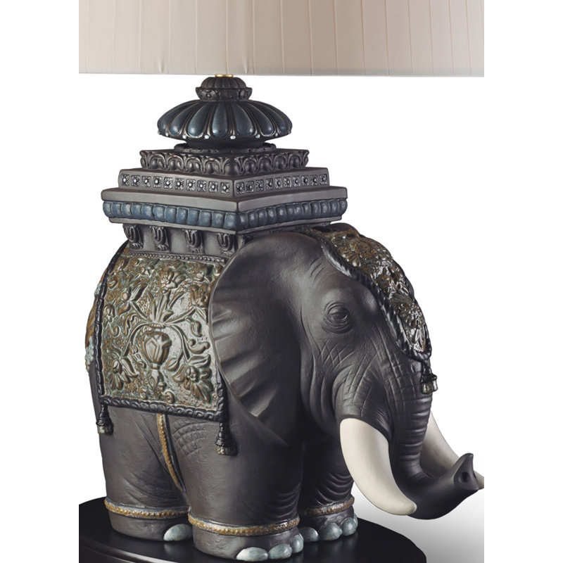 Siamese Elephant 27.56" Table Lamp