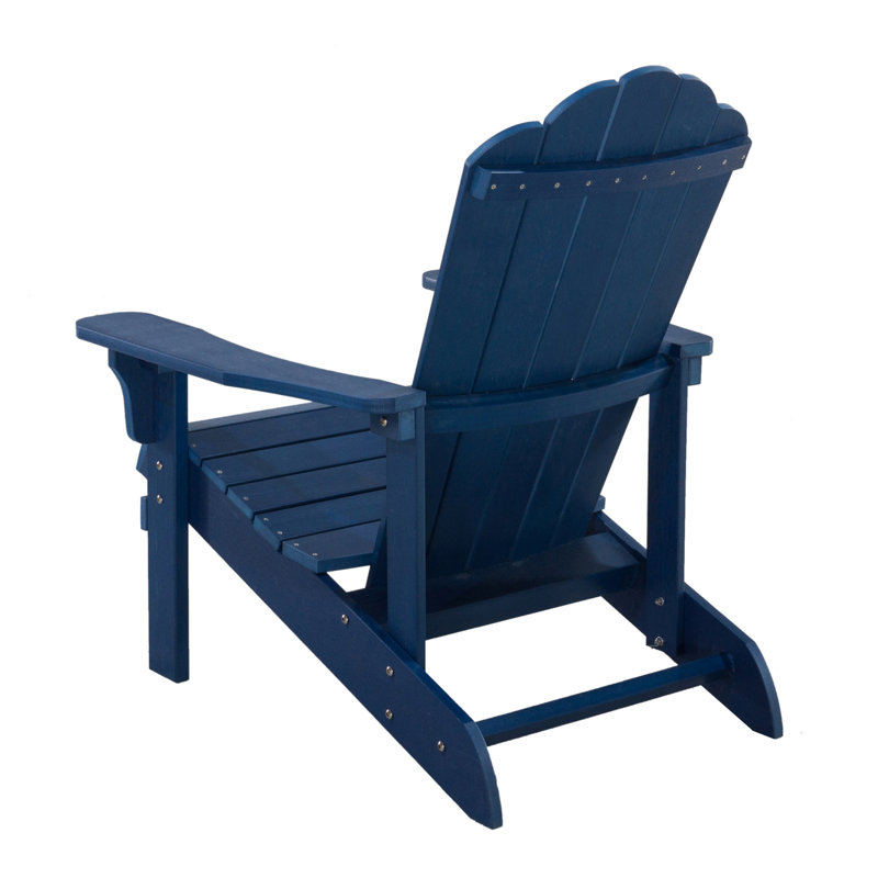 Chaise Adirondack de patio avec repose-pieds Outsunny