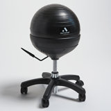 Britton Adjustable Height Ball Chair with Wheels
