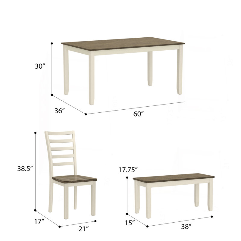 6 Piece Dining Table Set