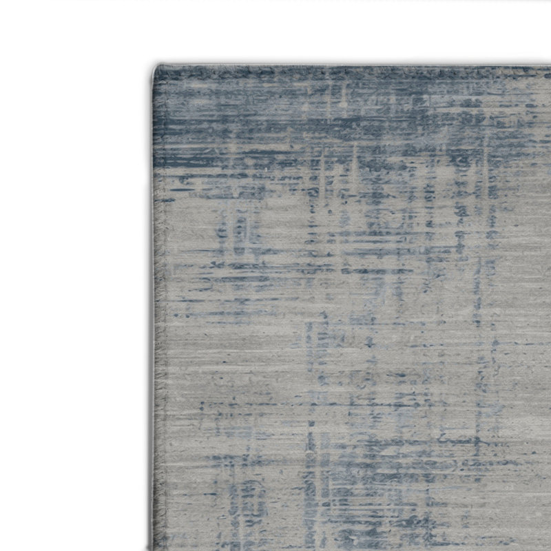Tapis gris abstrait intérieur et extérieur, Rectangulaire 2 pi x 3 pi