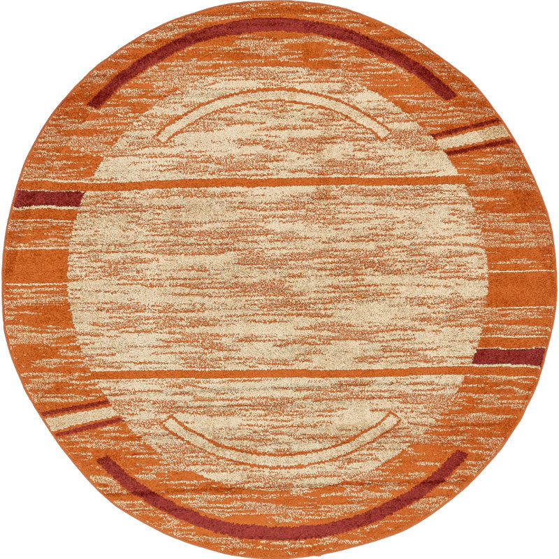 Alair Abstract Indoor Rug, Round 7'10"