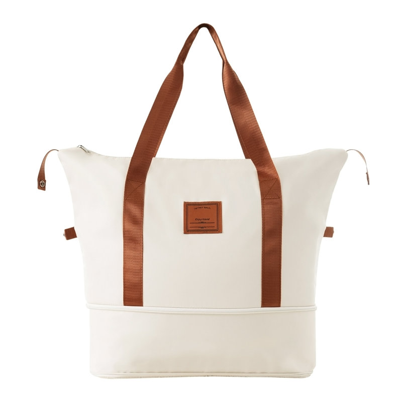 Ensemble de 3 valises à bagages 22 x 14 x 9 approuvées, Crème