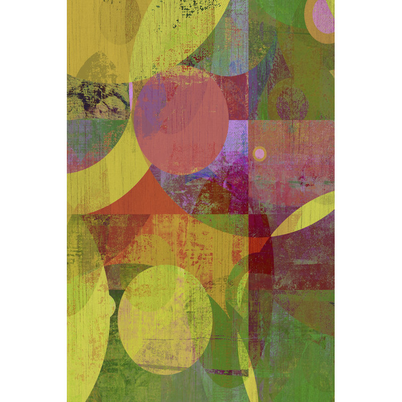 Vibrant Ellipses I by Ricki Mountain - No Frame Print on Canvas, 122cm H x 81cm W 
