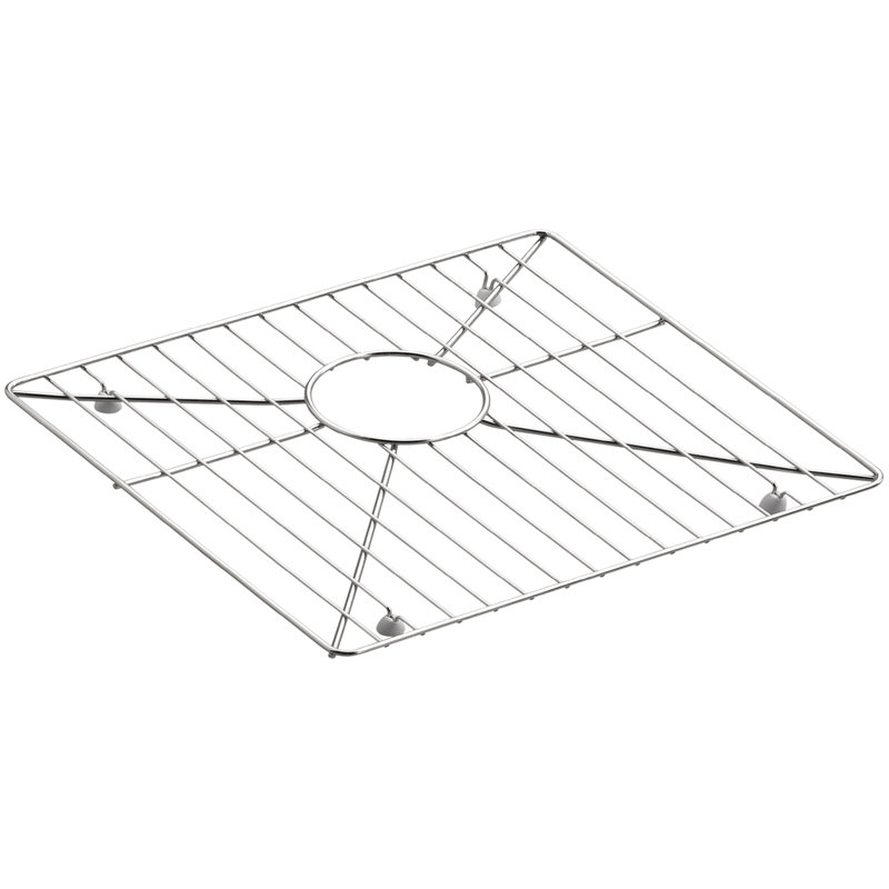 8 Degree Sink Rack, Left-Hand Bowl