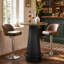 Table de bar ronde 31,5 pouces, table de pub rustique-129906961