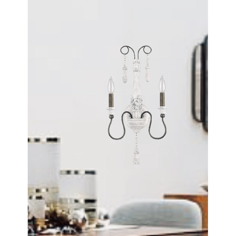 Keynsham Manufactured Wood Candle Wall Light
