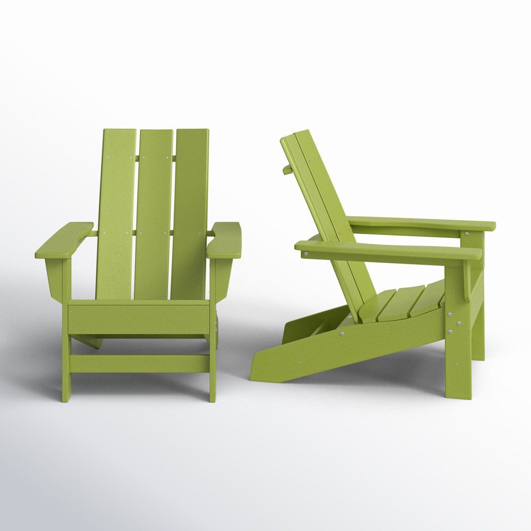 Ratcliff All-Weather HDPE Adirondack Chair Set of 2 AllModern 