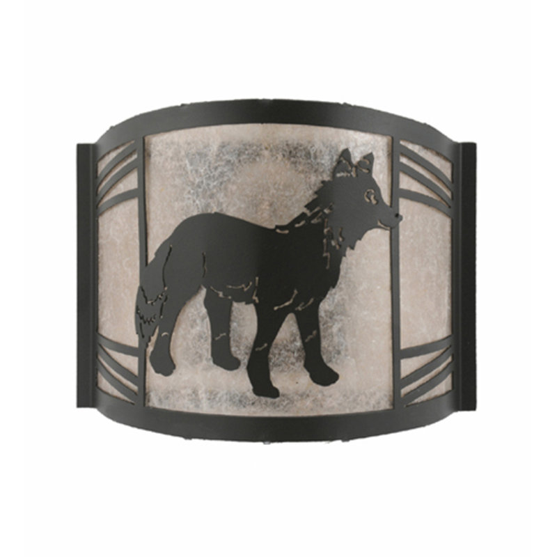 Fox On The Loose 1 - Light Flush Mounted Sconce