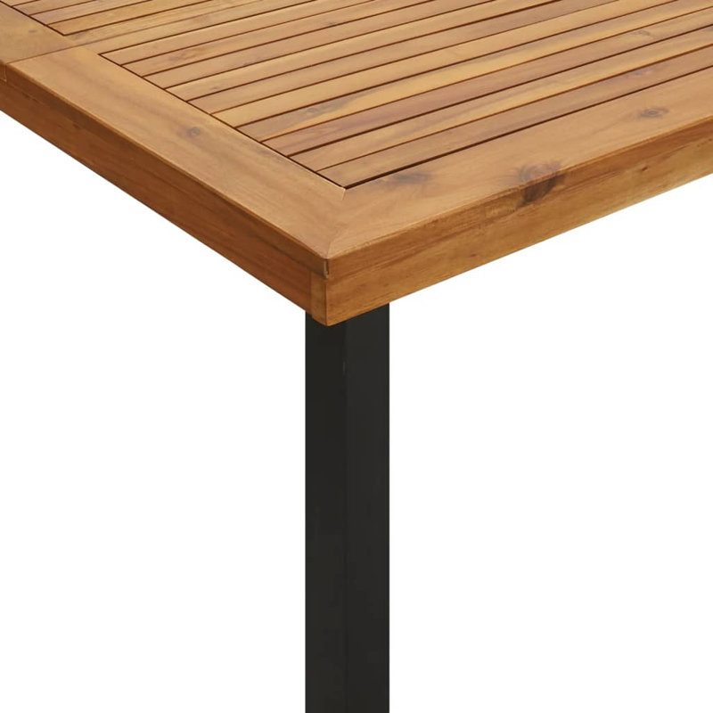 Rectangular Acacia Outdoor Coffee Table, 39.4" W x 78.7" L x 29.5" H