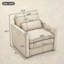 Fauteuil rembourré 31,9 "surdimensionné et confortable-1986848636