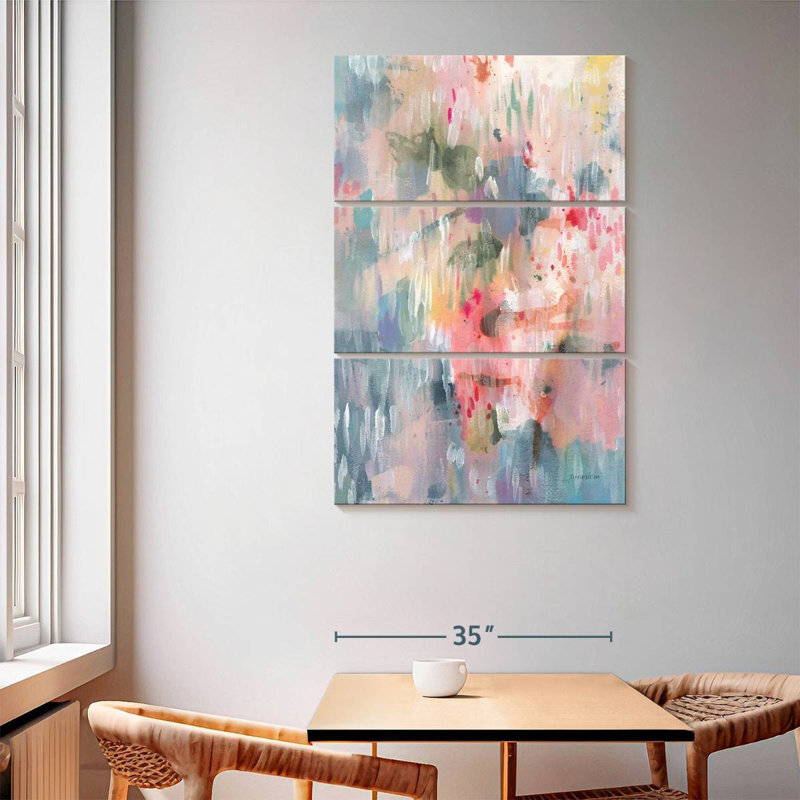 Avery Soothing Abstract, 65" H x 42" W