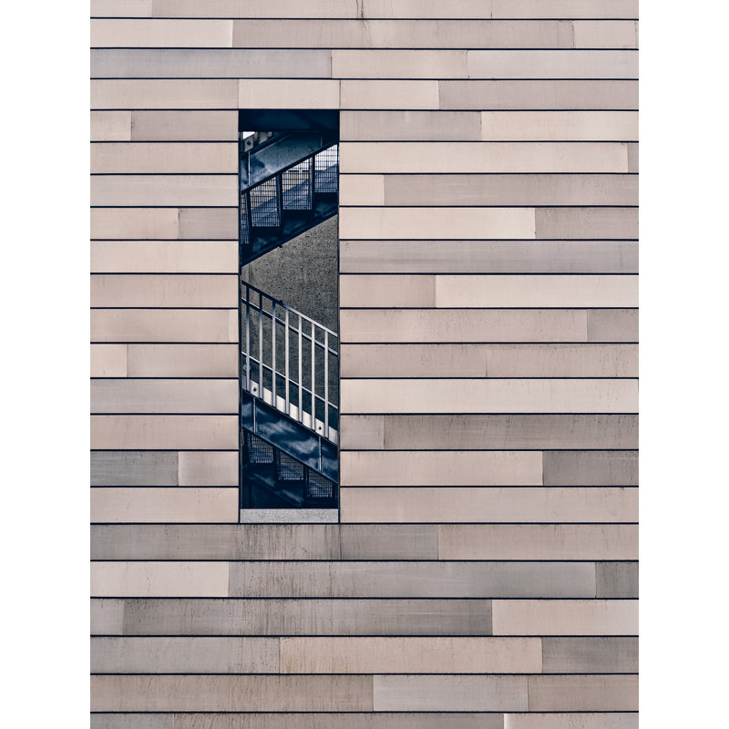 Hidden Staircase Print by Scott Norris, Black Framed Paper, 30" H x 24" W