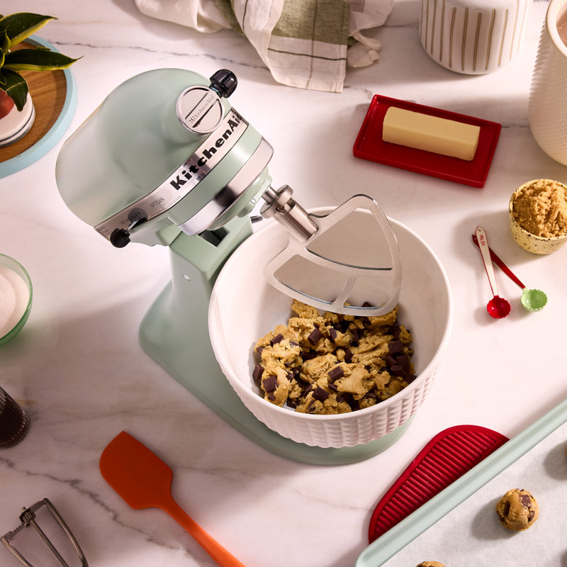 Batteur plat KitchenAid en acier inoxydable