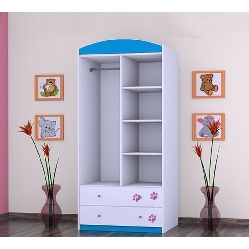 Callaway 2 Door Wardrobe, Blue