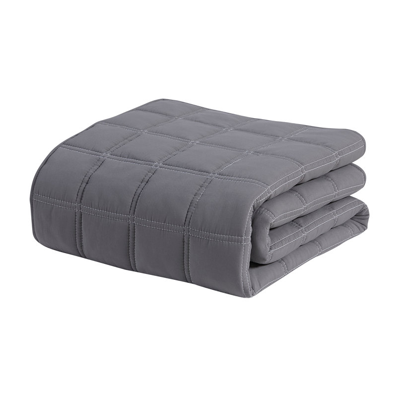 Édredon surdimensionné réversible surdimensionné toutes saisons par Sweet Home Collection, Grand édredon, Gris
