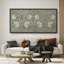 Reproduction d'art sur toile encadrée vert-100937316-111696356