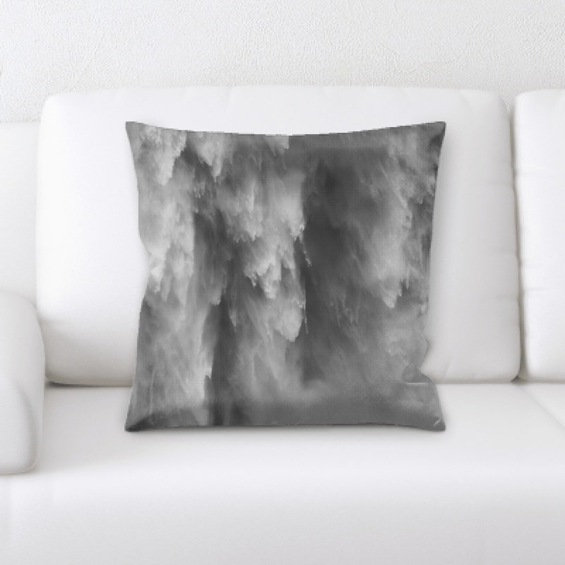 Microsuede Reversible Throw Pillow