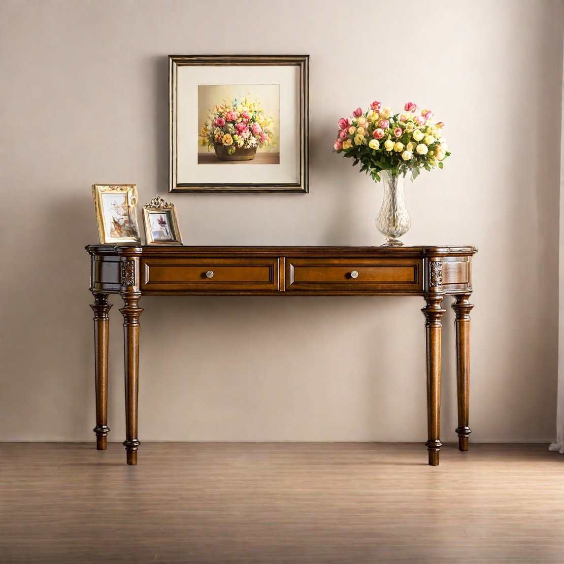 interanest Rural Luxury Retro Solid Wood Console Table | Wayfair