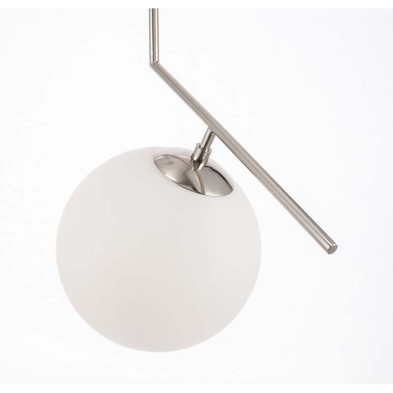 Suazo 1 - Light Single Pendant, Chrome, Frosted