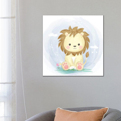 Lion by Art Mirano - Wrapped Canvas Print