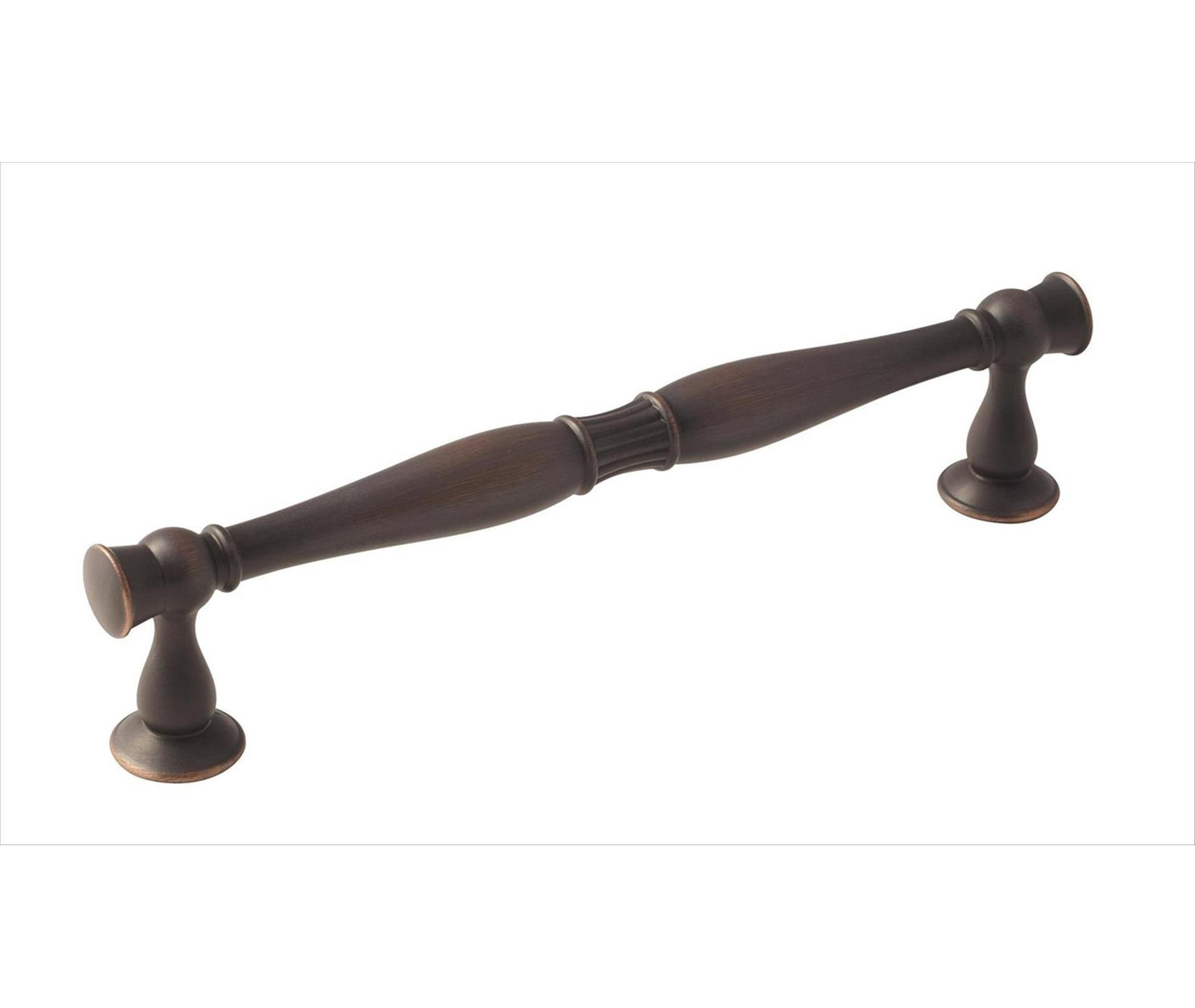 Crawford Bar Cabinet Pull, 6.31", Oil Rubbed Bronze