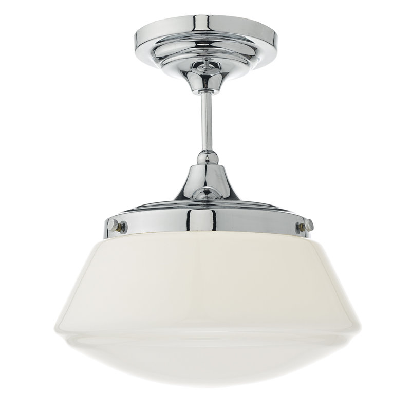 Lisette Glass Semi Flush Mount