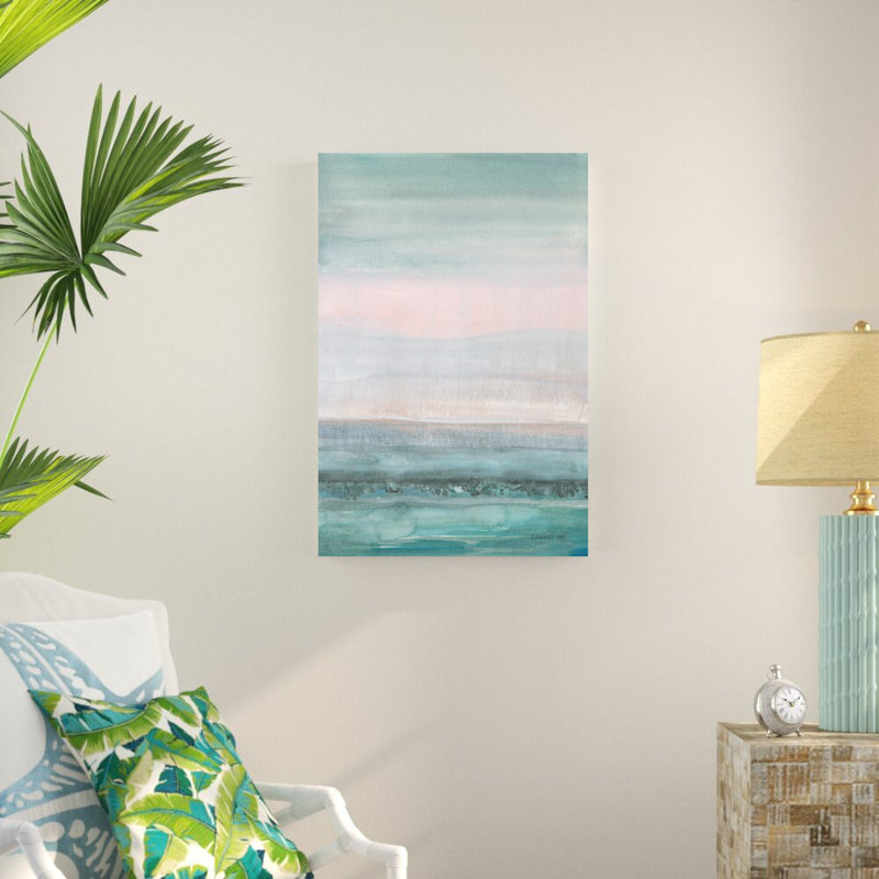 «Pastel Seascape» par Danhui Nai, reproduction d'art sur toile tendue, H 36 po x l 24 po