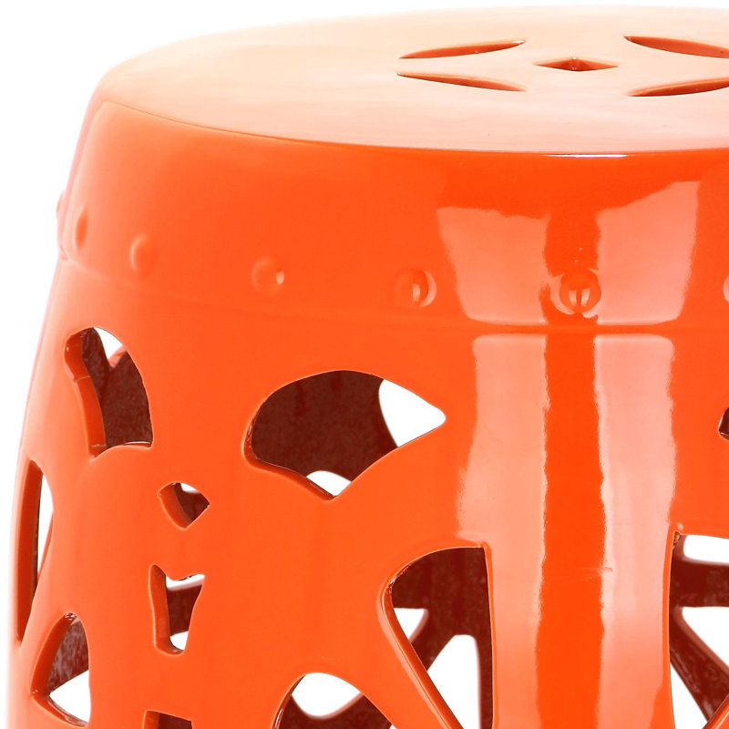 Tabouret de jardin Ceramic, Orange