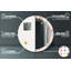 Huldar Glass Flat Wall Mirror