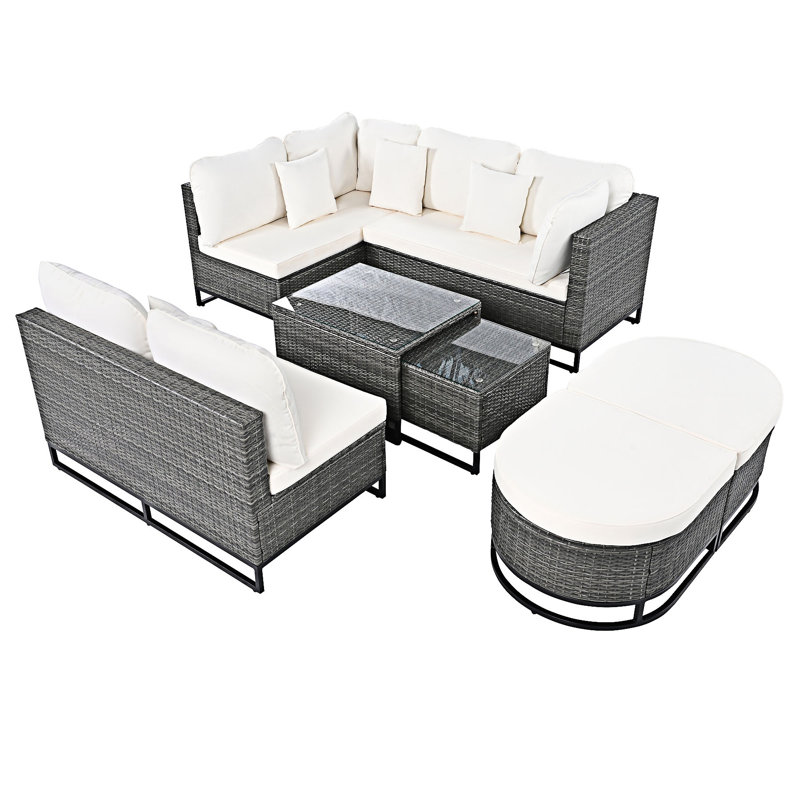 Ensemble de canapé modulaire 7 pièces, Beige