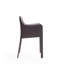 Chaise d'appoint Paris en cuir végétalien gris-910996687