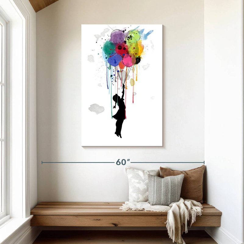 Leisha Drips Balloon, 45" H x 30" W