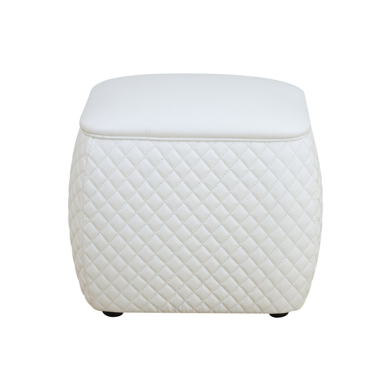 Repose-pieds Halldin, Simili cuir blanc