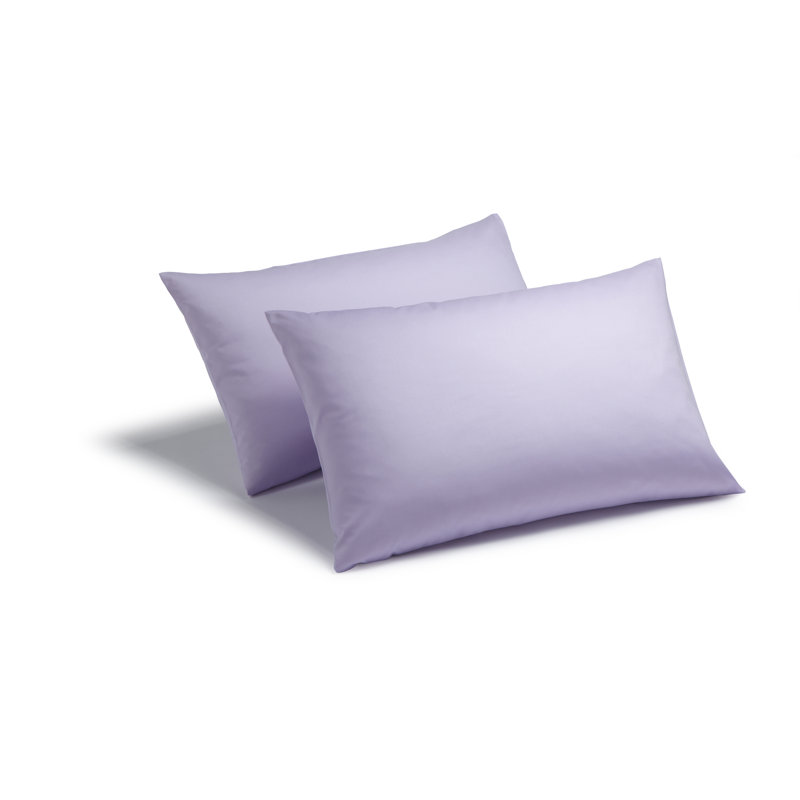 Izyan Cotton Blend Standard Pillow Case, Lilac
