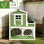 Petit poulailler avec cage de jardin