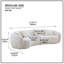 Canapé modulaire 102 pouces 5 places Boucle-1746947676