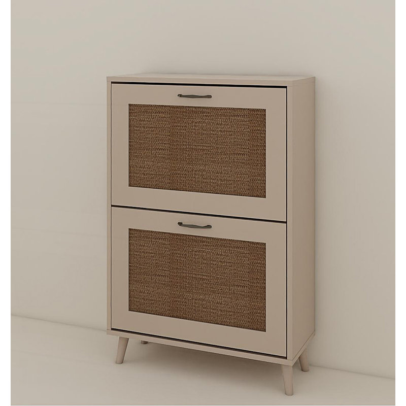 2-Tier Shoe Rack For Entryway