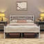 3Ft Single Metal Bed Frame-1140371236-1140371233