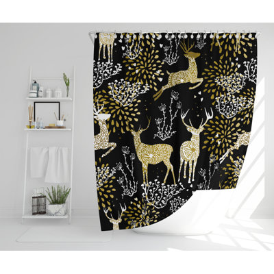 Dean Polyester Shower Curtain Set