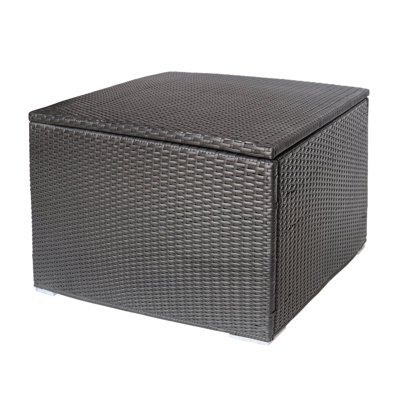 Boîte de rangement d'extérieur dans un cadre en fer gris et solide, 33,43 po P x P 24,68 H, addition de patio avec support robuste, profondeur, hauteur, hauteur, plus