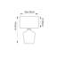 Trystan Glass Table Lamp-24383609