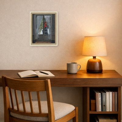 «The Red Kerchief» par Claude Monet, reproduction d'art sur toile encadrée