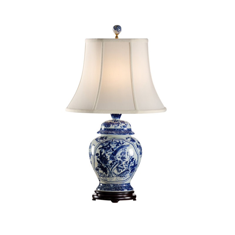 Lampe de table 27 "bleue / blanche Frederick Cooper
