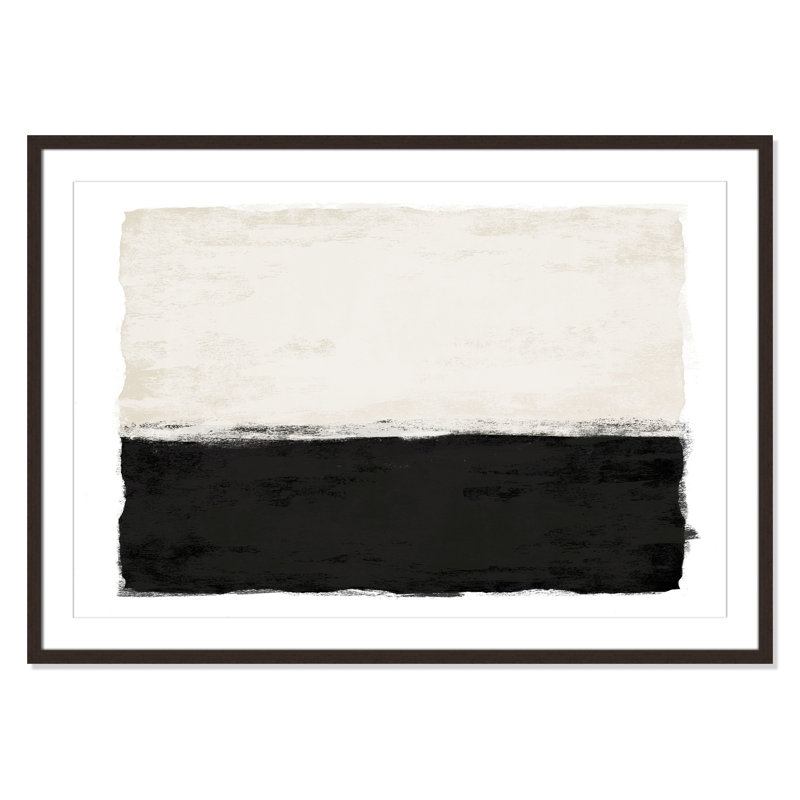 Midnight II - Landscape Version Print par Natalie Carpentieri, Noyer à grain ouvert, L 41,5 po x H 29,5 po, Imprimé mat