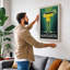 Margarita Poster Art Deco - Wrapped Canvas-464685712-464685723