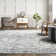Honiton Abstract Blue Area Rug