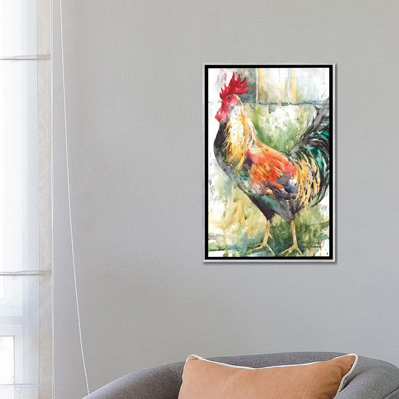 Reproduction de peinture, Aucun mat, H 26 po x l 18 po x 1,5 po, Toile avec cadre argenté
