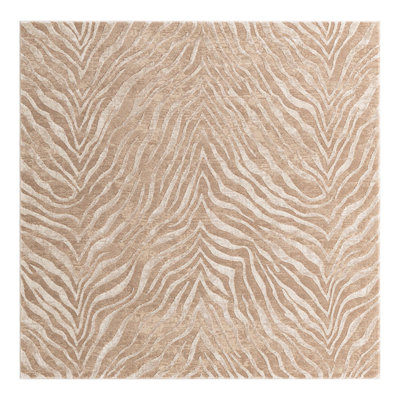 Tatte Animal Print Ivory/Beige Area Rug